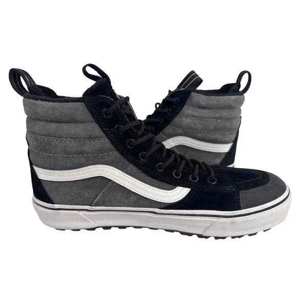 Vans Mens Sk8-HI MTE-2 Black/Pewter Suede Hi-Top Sneaker Shoe US M 10.5 - Picture 3 of 10
